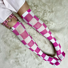 Checker Hearts Sock