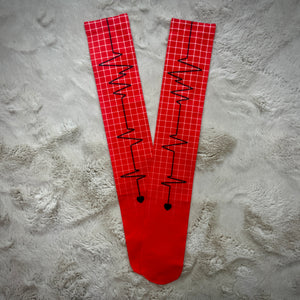 Vertical Heartbeat Sock
