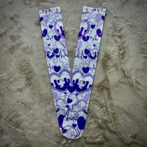Medical Hearts Sock