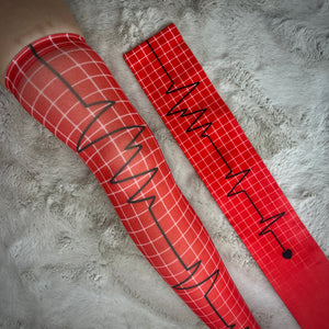 Vertical Heartbeat Sock