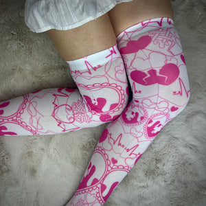 Medical Hearts Sock