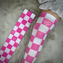 Checker Hearts Sock