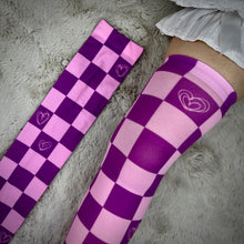 Checker Hearts Sock