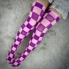 Checker Hearts Sock