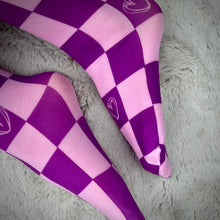 Checker Hearts Sock