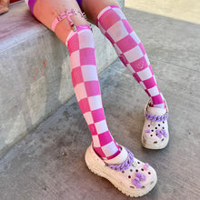 Checker Hearts Sock