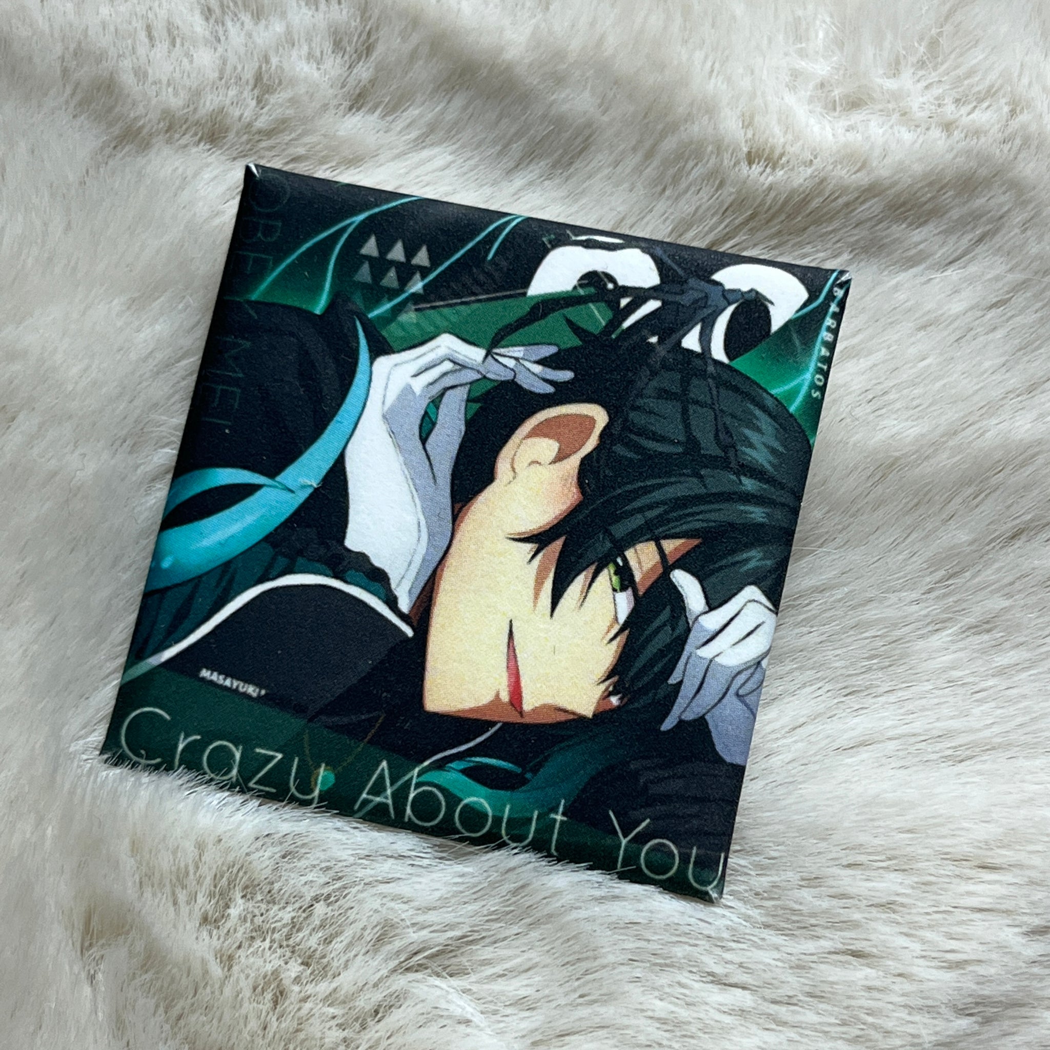 Barbatos "Crazy About You" Button Yumelixir